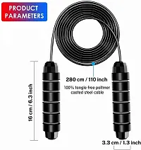 Skipping Rope for Men Gym, Women, Weight Loss, Kids, Girls, Children, Adult Best in Sports, Fitness, Exercise, Workout, Skipping Rope length 9.2 feet (Multicolor).-thumb3