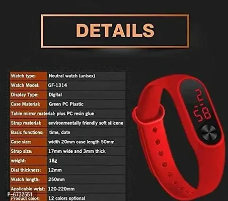 RED APPLE A NEW CUT LED WATCH ITS NEW GENERATION FOR GIRL AND BOY Digital Watch - For Boys  Girls Digital Watch - For Boys  Girls Watches Pack Of7-thumb0