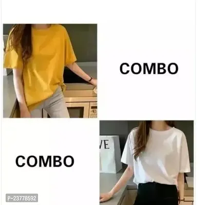 Women Stytlish Casual Tshirt Combo