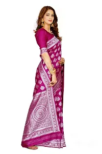 Zari Woven banarsi silk saree bridal wear sarees-thumb4