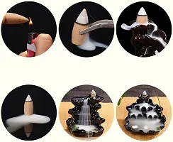 250 Cones Without Fragrance Backflow Incense Cone Unscented Dhoop  (Pack of 250 )-thumb3