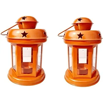 Heaven Decor Decorative Hanging Tealight Candle Holder Indoor Outdoor Home Decoration for Gifts Pack of 2