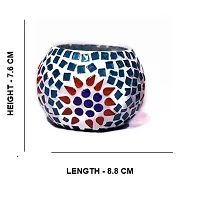 Mosaic Glass Tealight Candle Holders- Set Of 2&nbsp;-thumb1