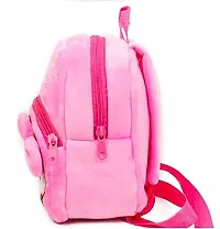 Heaven Decor HiGirl design character kids school bag Backpack (Pink 12 L) for child /baby/ boy/ girl soft cartoon character bag gifted School Bag-thumb1