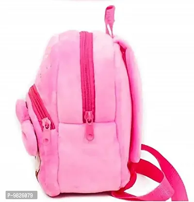 Heaven Decor HiGirl design character kids school bag Backpack (Pink 12 L) for child /baby/ boy/ girl soft cartoon character bag gifted School Bag-thumb2