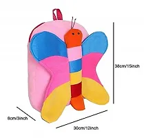 Heaven Decor Butterfly design character kids school bag Backpack (Multicolor 12 L) for child /baby/ boy/ girl soft cartoon character bag gifted School Bag-thumb3