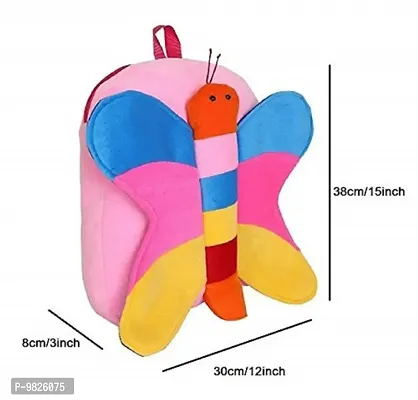 Heaven Decor Butterfly design character kids school bag Backpack (Multicolor 12 L) for child /baby/ boy/ girl soft cartoon character bag gifted School Bag-thumb4