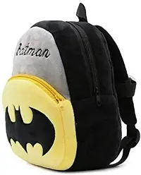 Heaven Decor Batman design character kids school bag Backpack (Multicolor 12 L) for child /baby/ boy/ girl soft cartoon character bag gifted School Bag-thumb1