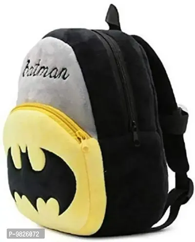 Heaven Decor Batman design character kids school bag Backpack (Multicolor 12 L) for child /baby/ boy/ girl soft cartoon character bag gifted School Bag-thumb2