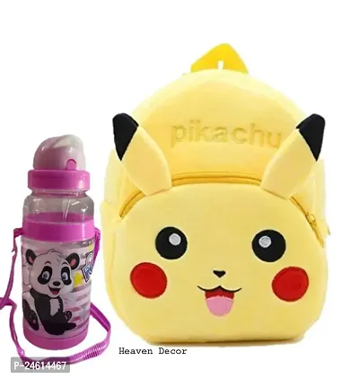 Heaven Decor Pikachu Upto 5 Year Old Kids with Free Water Bottle-thumb0