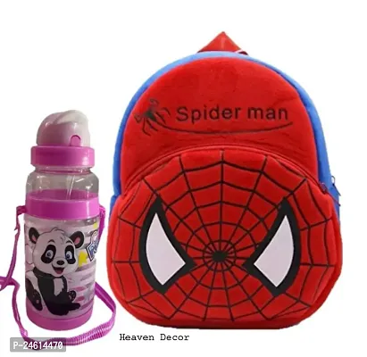 Heaven Decor Spiderman Upto 5 Year Old Kids with Free Water Bottle-thumb0