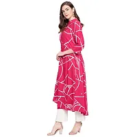 Ammi Jaan Printed Flared Rayon Kurta-thumb3