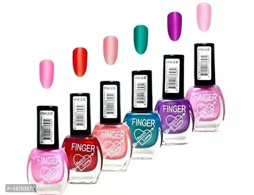 Premium Quality Nail Polish Set Pack of 6-thumb0