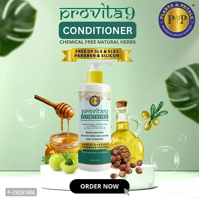 Provita9 Conditioner with  Organic Aloe Vera, Bhringraj  9 herbs Extract enriched with Kesar  Oragne Oil-thumb0