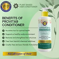 Provita9 Conditioner with  Organic Aloe Vera, Bhringraj  9 herbs Extract enriched with Kesar  Oragne Oil-thumb1