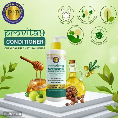 Provita9 Conditioner with  Organic Aloe Vera, Bhringraj  9 herbs Extract enriched with Kesar  Oragne Oil-thumb3