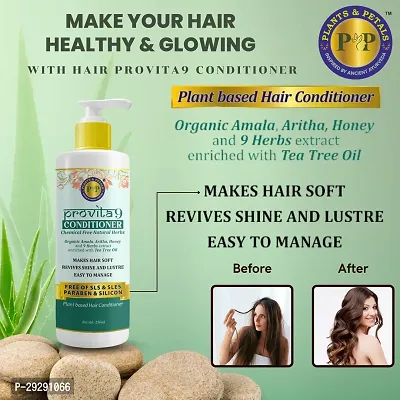 Provita9 Conditioner with  Organic Aloe Vera, Bhringraj  9 herbs Extract enriched with Kesar  Oragne Oil-thumb4