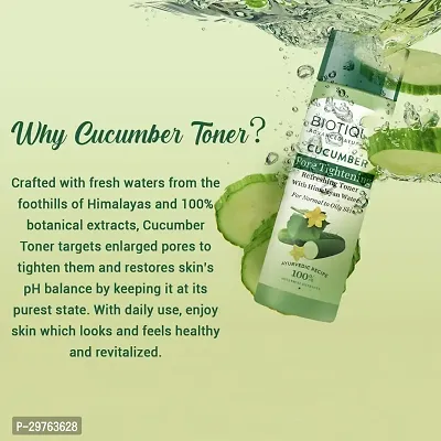 Biotique Cucumber Pore Tightening Toner-Pack of 2-thumb2