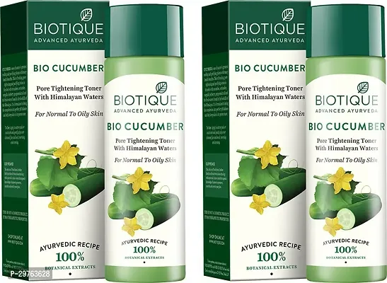 Biotique Cucumber Pore Tightening Toner-Pack of 2