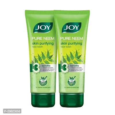 Joy Natural Skin Purifying Neem Face Wash Pack Of 2-thumb0