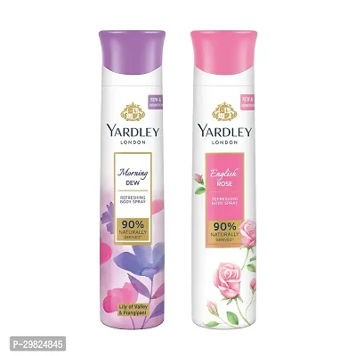 Yardley London Morning and Rose Refreshing Deo Pack Of 2