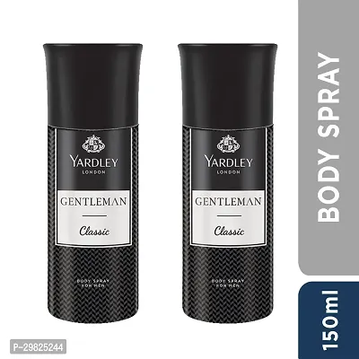 Yardley London Gentleman Classic Body Spray for Men Pack Of 2-thumb0