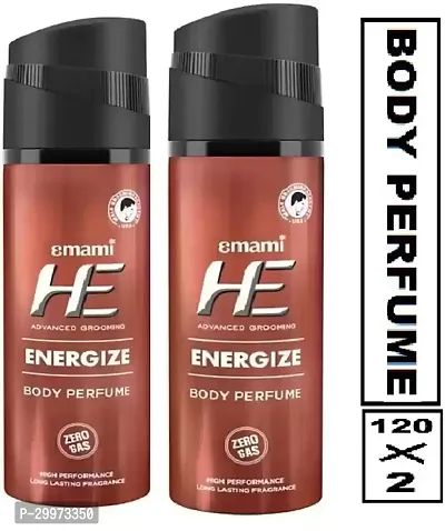 Emami HE-Energize Body Perfume - 120 ML Pack Of 2