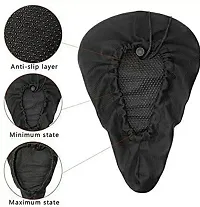 Silicone Gel Soft Seat Cover with Cushion for Bicycle (Pack of 1) Bicycle Seat Cover Free Size  (Black) / Soft and Cushioned Silicone Gel Bicycle Seat Cover (Black) | Free Size | Pack of 1 | Shop Now-thumb2