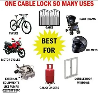 4 Digits Combination Multipurpose Number Lock for Bikes/Helmets Cycle Lock / Multipurpose 4-Digit Combination Number Lock for Bikes/Helmets | Cycle Lock | Shop Now-thumb2