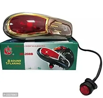 Enhance Your Bike Safety with an Electric Cycle Horn - 8 Sound Types, Bike Light, and Outdoor Alarm