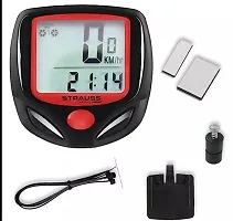 14 Function Waterproof Bicycle Computer - Odometer Speedometer Cyclocomputer with Free 2-Piece Black Hub Step-thumb2