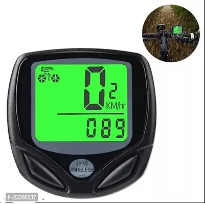 14 Function Waterproof Bicycle Computer - Odometer Speedometer Cyclocomputer with Free 2-Piece Black Hub Step-thumb4