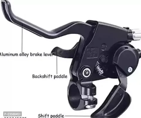 Bicycle Brake Gear Shifter (3 X 7) - Smooth 21-Speed Cycling with Disc Brakes Levers-thumb3