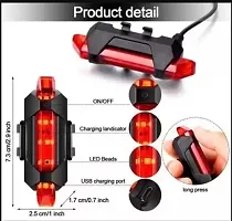 REBOUND USB Rechargeable Cycle Horn with Light with USB Rechargeable Cycle tail light and Tyre Valve Light-thumb3