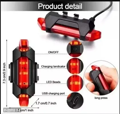 REBOUND USB Rechargeable Cycle Horn with Light with USB Rechargeable Cycle tail light and Tyre Valve Light-thumb4