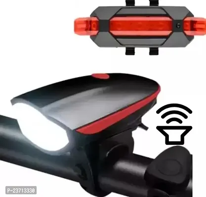 REBOUND USB Rechargeable Cycle Horn LED Light with USB Rechargeable Cycle LED Taillight