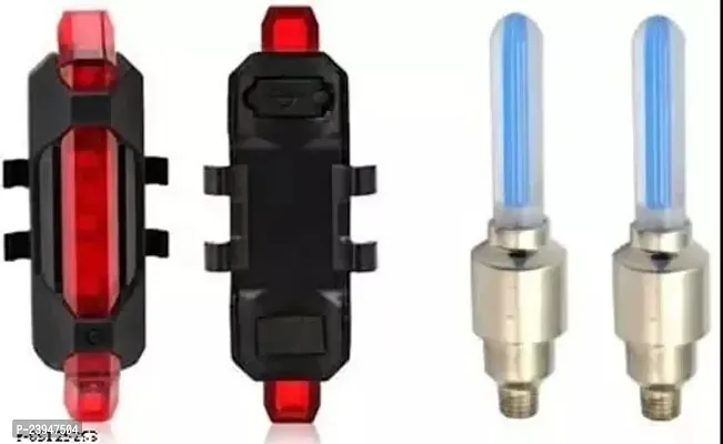 combo cycle tyre light+back light Cycle Lights  Reflectors-thumb0