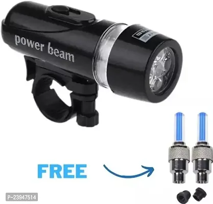 Head Light LED Front Bicycle Light With Tyre Valve Light