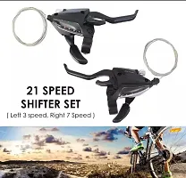 TUHI 3 X 7 21 Speed MTB Bicycle Shifter Brake Speed Mountain Road Bike Riding Bicycle Brake Disk-thumb1