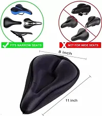 ABC AMOL BICYCLE COMPONENTS Bicycle Saddle Seat  Cycling Cushion Pad Bicycle Seat Cover Free Size-thumb1