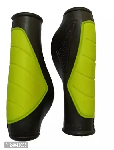 Cycle Handle grip (Light green,1 pair) High quality grip-thumb0