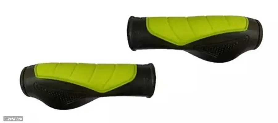 Cycle Handle grip (Light green,1 pair) High quality grip-thumb2