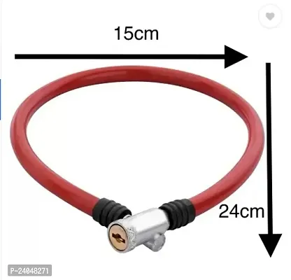 Brass Cable Lock For Cycle/Motorbike/Helmet Cycle Lock Cycle Lock-thumb2