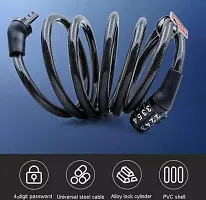 Steel Strong Bicycle/Luggage/Helmet Security Lock Number Cycle Lock-thumb3