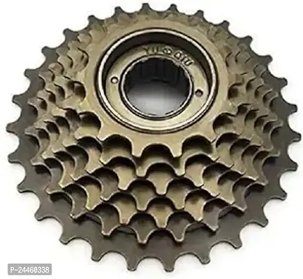 Cycle Freewheel 7 Speed Compatible with Gear Cycle 21 Speed with 14-28 Teeth Cassette Road MTB Bike Flywheel-thumb0