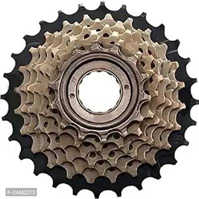 Combo of 01 PC. 21 Speed 7 Speed Bike Freewheel 14-28 T Cassette Road Bike Flywheel Mountain Bike Freewheel Bicycles Screw Type and 01 Pack Bicycle Puncture Kit