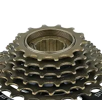 Combo of 01 PC. 21 Speed 7 Speed Bike Freewheel 14-28 T Cassette Road Bike Flywheel Mountain Bike Freewheel Bicycles Screw Type and 01 Pack Bicycle Puncture Kit-thumb1