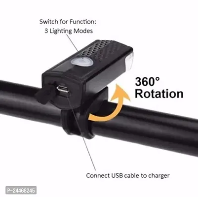 Bicycle Light, USB LED Rechargeable MTB Road Bike Front Headlight Lamp Flashlight Cycling Light Cycling Accessories-thumb2