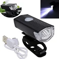 USB Rechargeable Cycle LED Light Head Light LED Torch LAMP Waterproof Front Light for Bicycle-thumb2