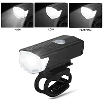 USB Rechargeable Cycle LED Light Head Light LED Torch LAMP Waterproof Front Light for Bicycle-thumb1